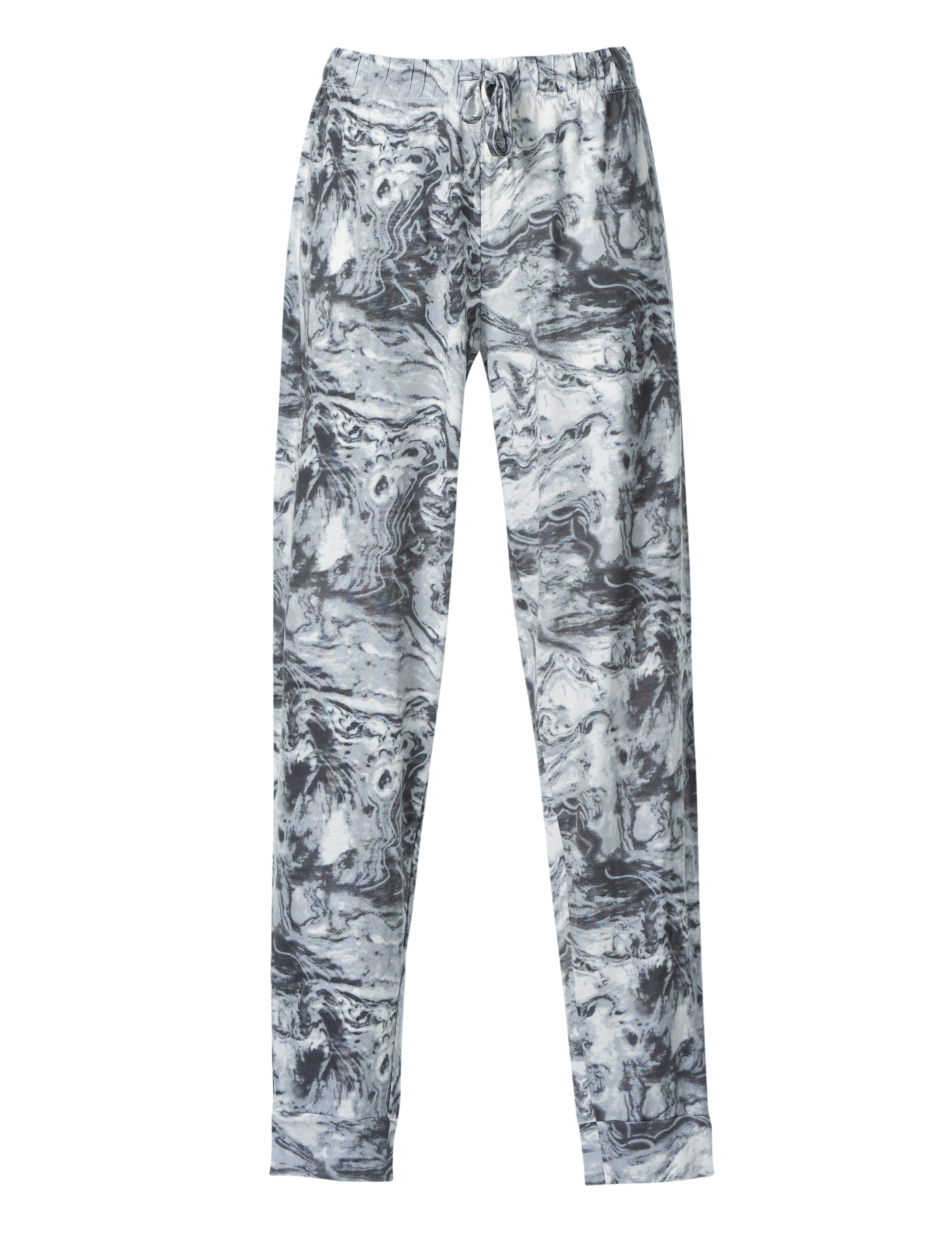 Ekologiska pyjamasbyxor i bambu - marmorerade