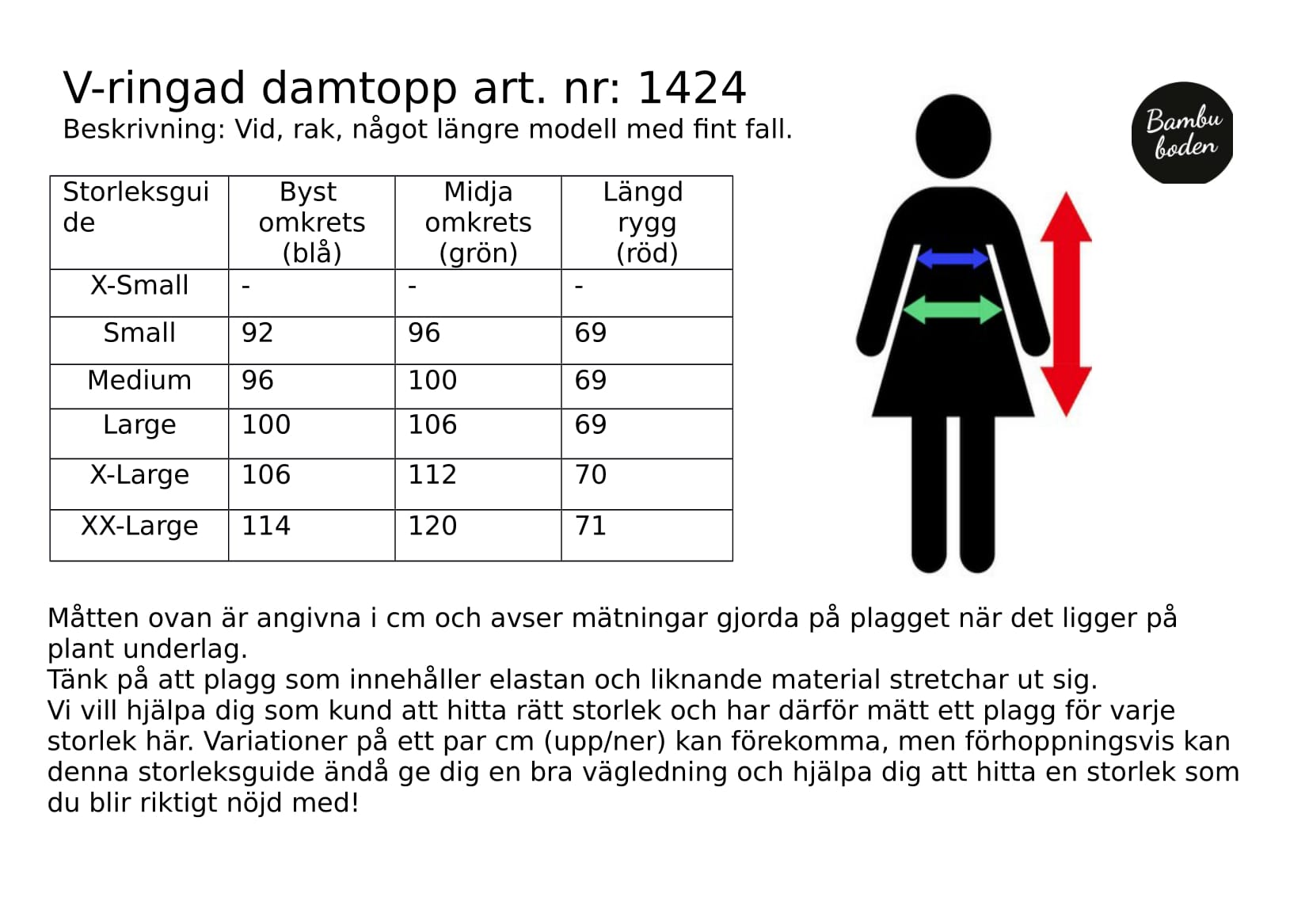 Vit silkesmjuk damtopp i bambu - 3