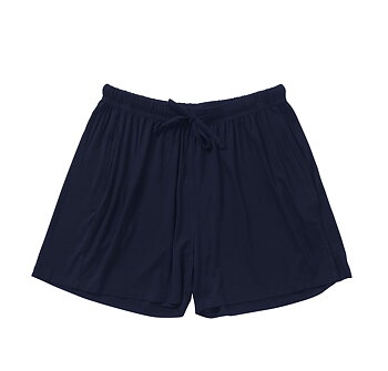 Marinblå shorts i klimatsmart bambu