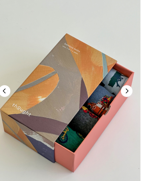 Presenttips! Bambustrumpor med jultema