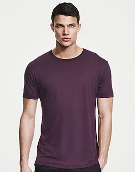 Klassisk T-shirt i bambu Fair Wear - Aubergine