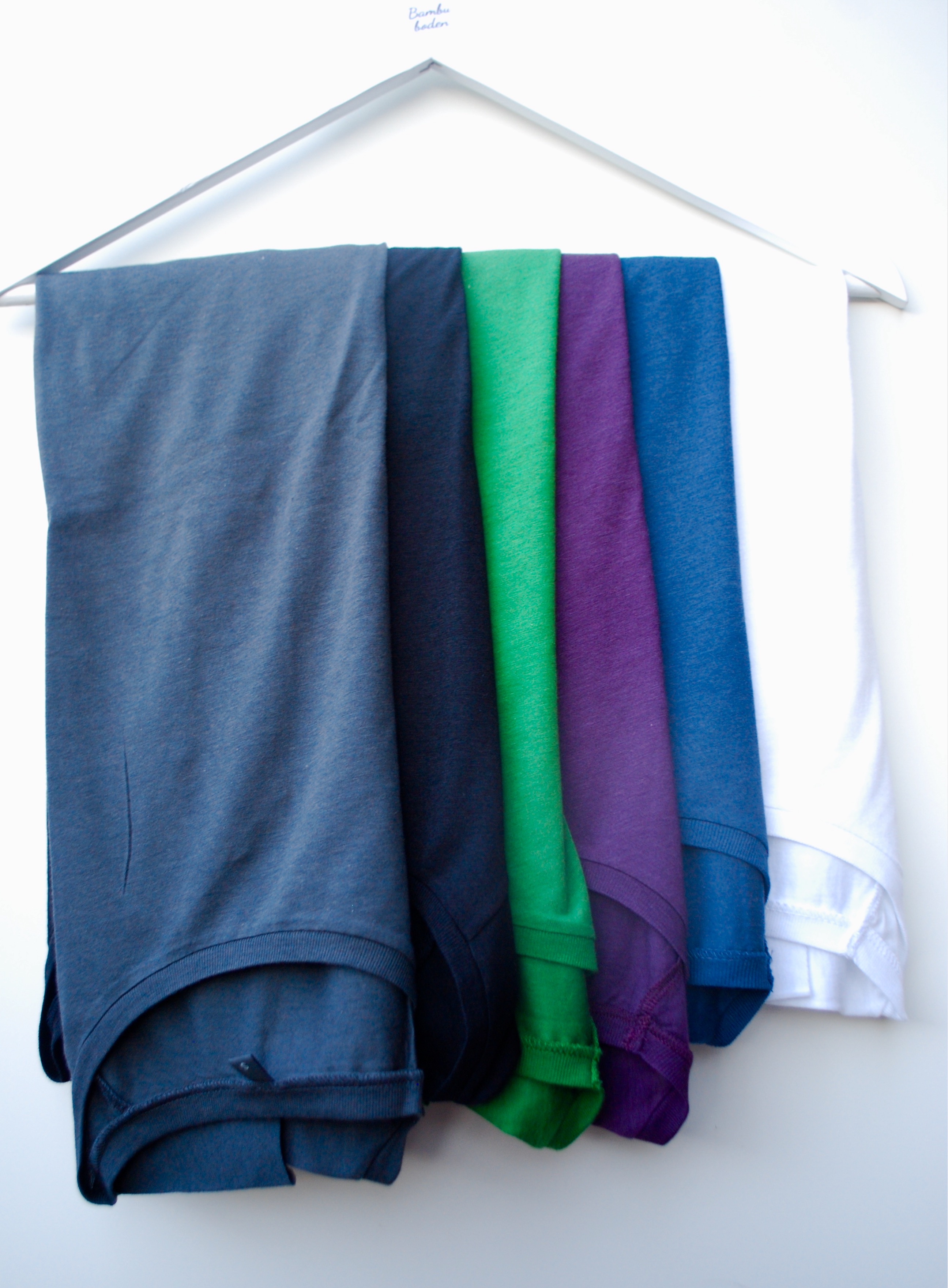 Klassisk T-shirt i bambu Fair Wear - Aubergine - 3