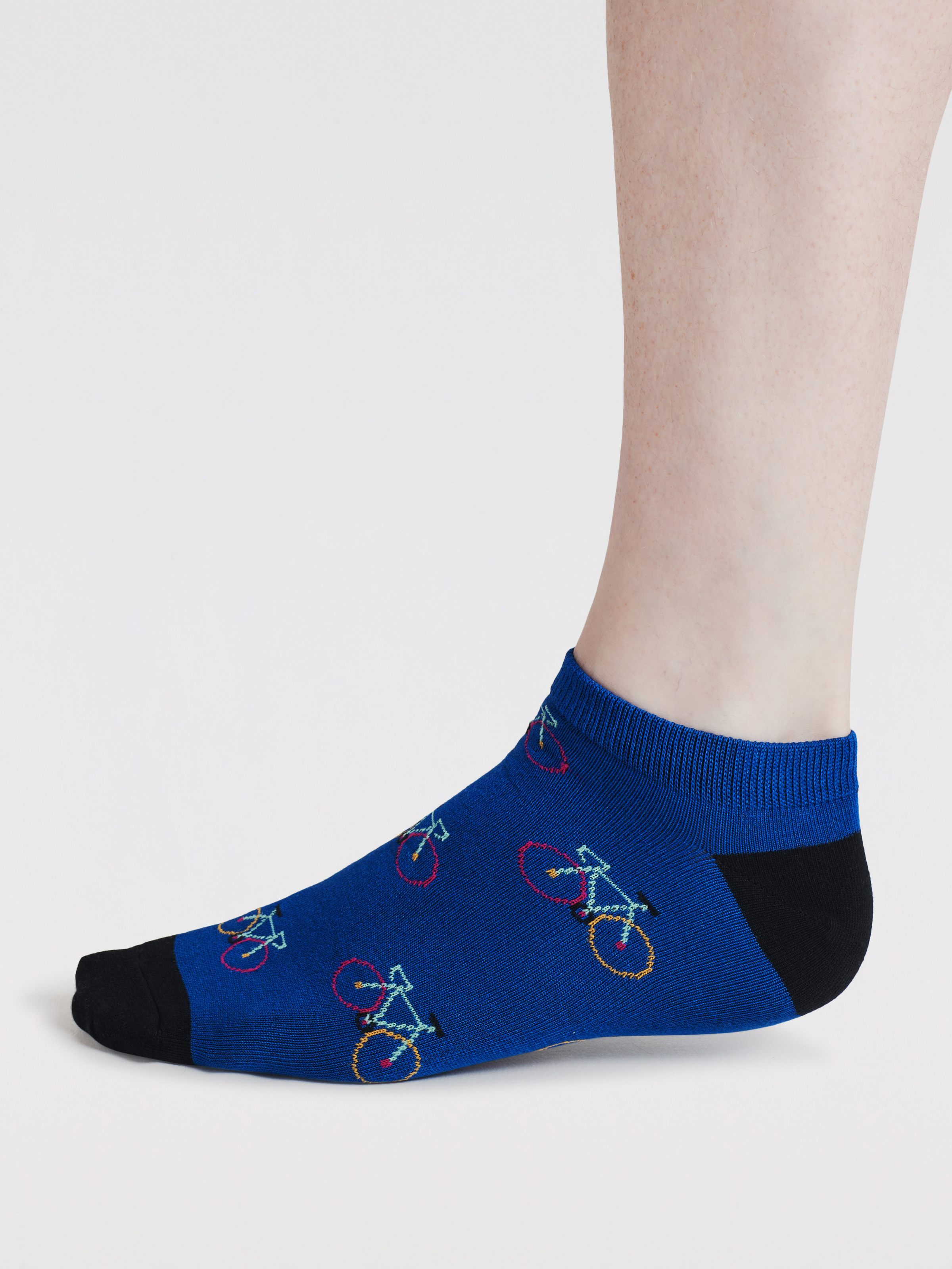 3-pack korta bambustrumpor med cykelmotiv - 5