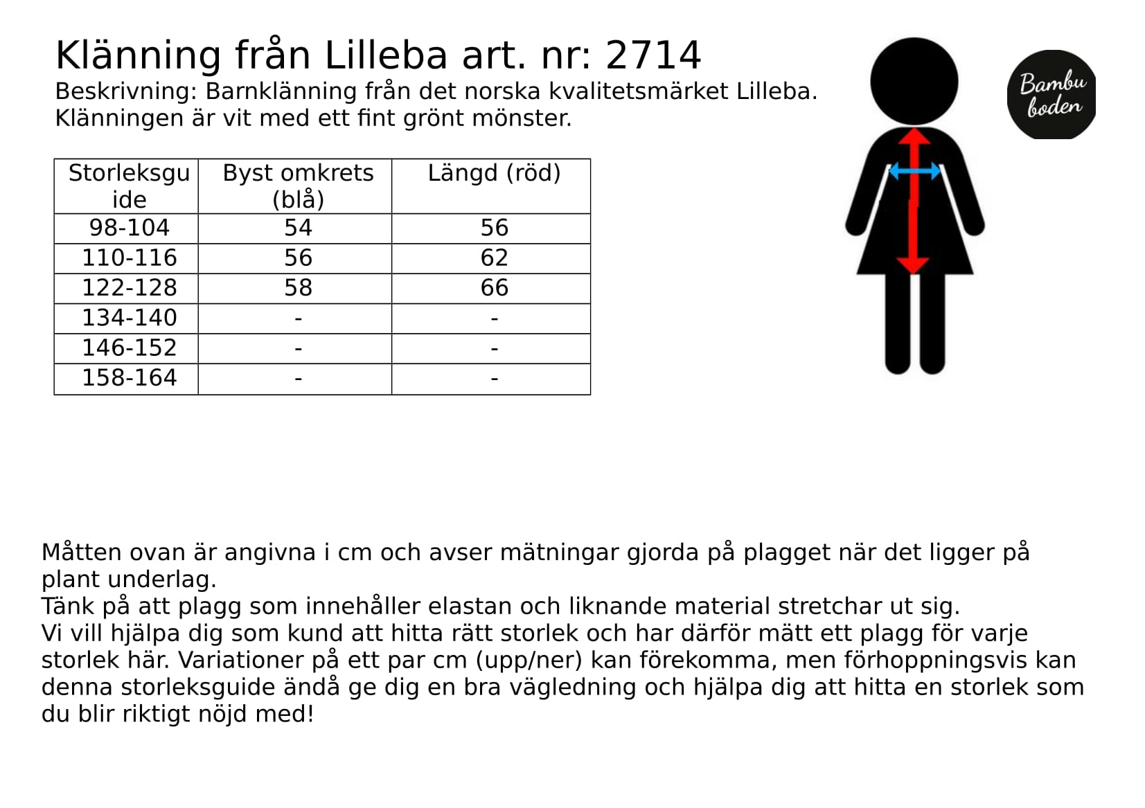 REA! Klimatsmart bambuklänning från Lilleba - 4