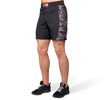 Kensington MMA Fightshorts, black/grey camo
