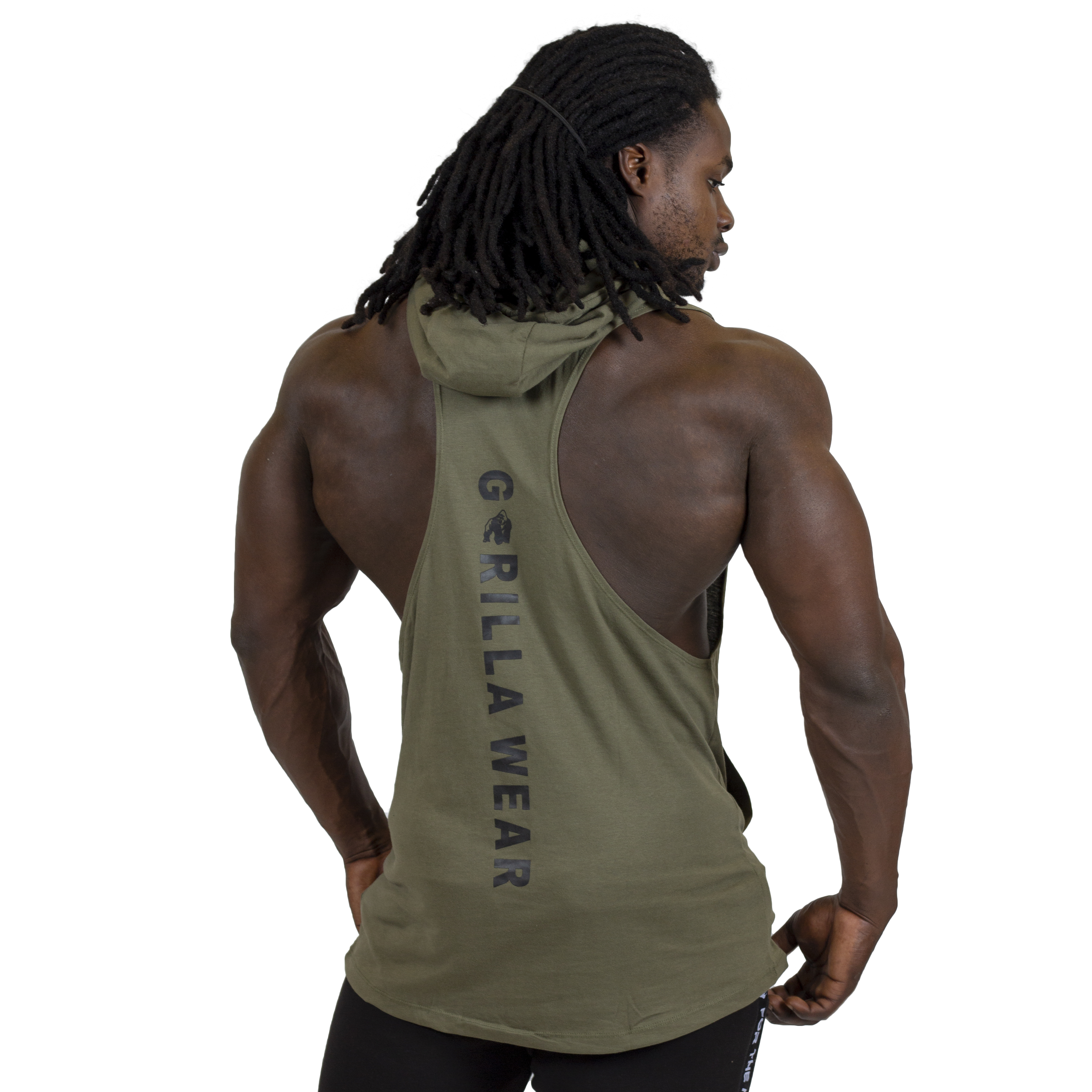 Lawrence Hooded Tank Top, army green - 2