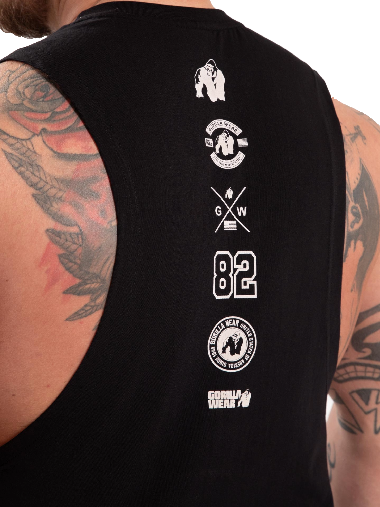Lopez Drop Armhole Tank Top, black - 7