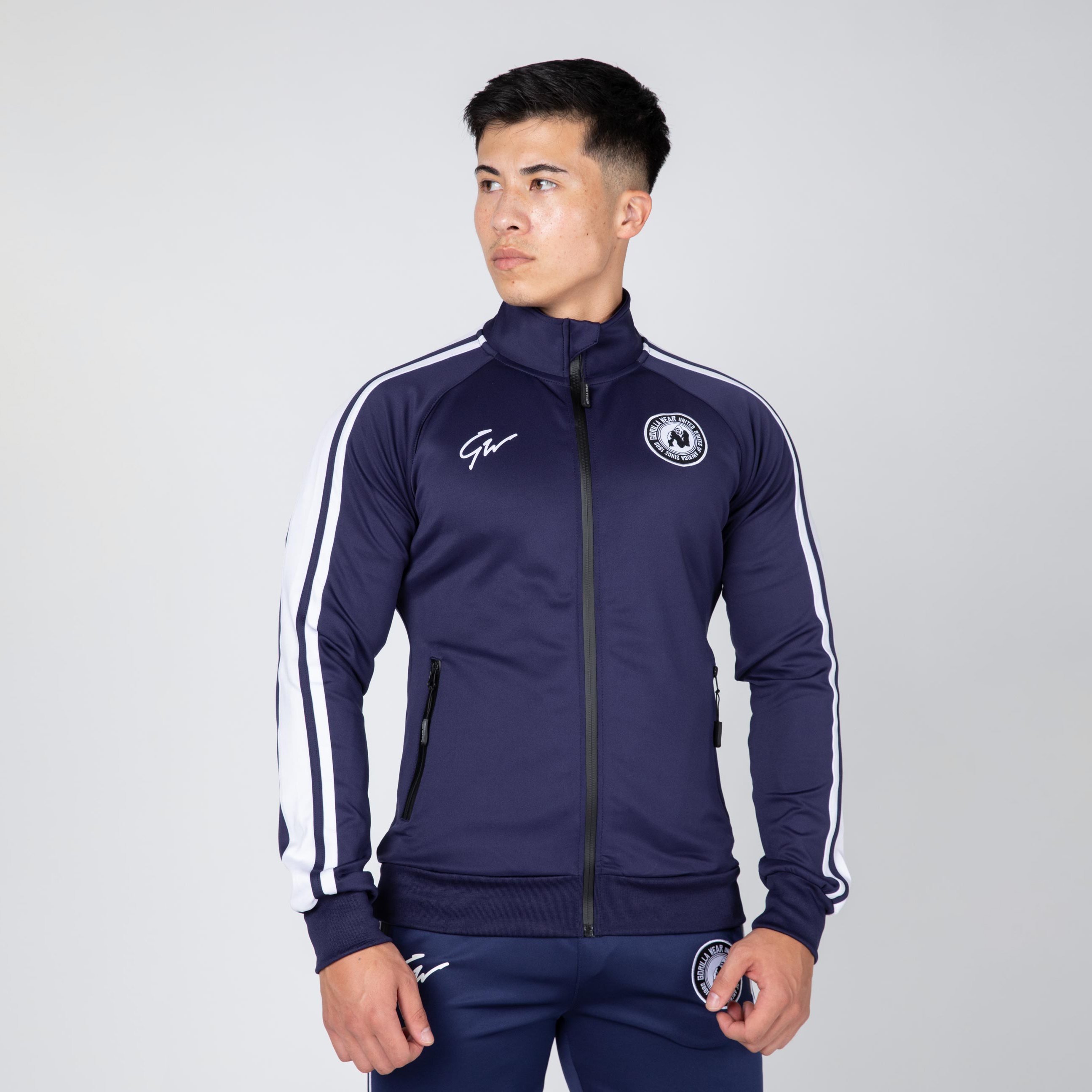 Stratford Track Jacket, navy