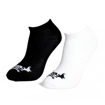 Ultimate Sneaker Sockx Double Pack, black/white