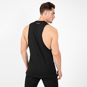 Cisco Drop Armhole Tank Top, black/white