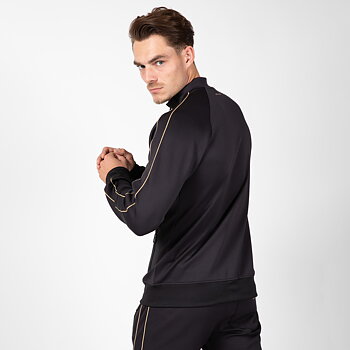 Wenden Track Jacket, black/gold