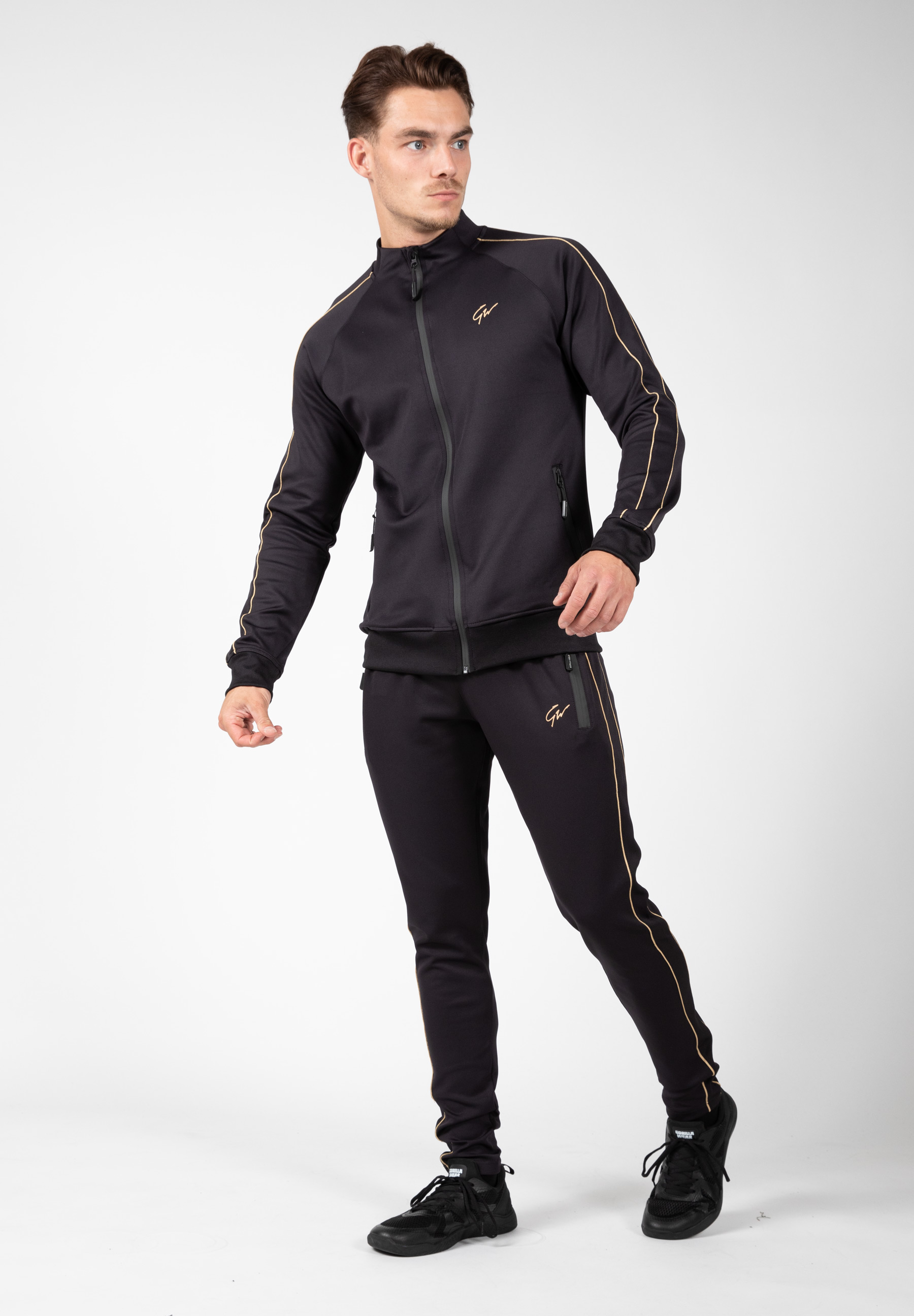Wenden Track Jacket, black/gold - 5