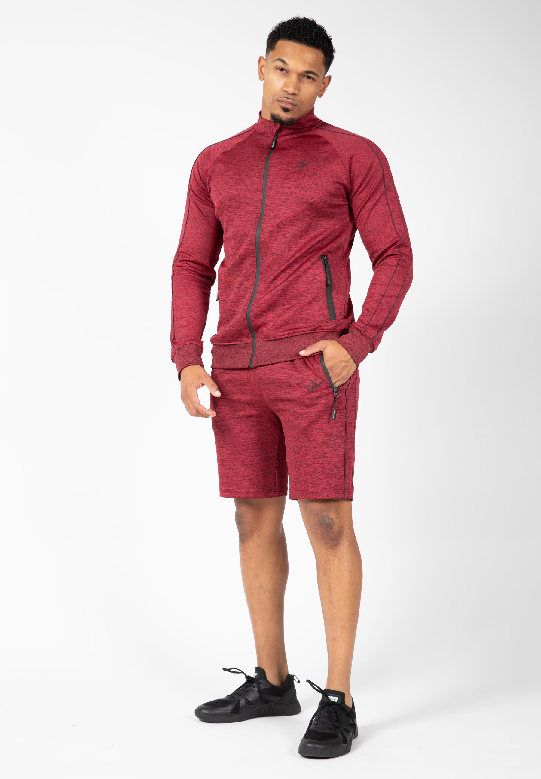 Wenden Track Jacket, burgundy red - 6