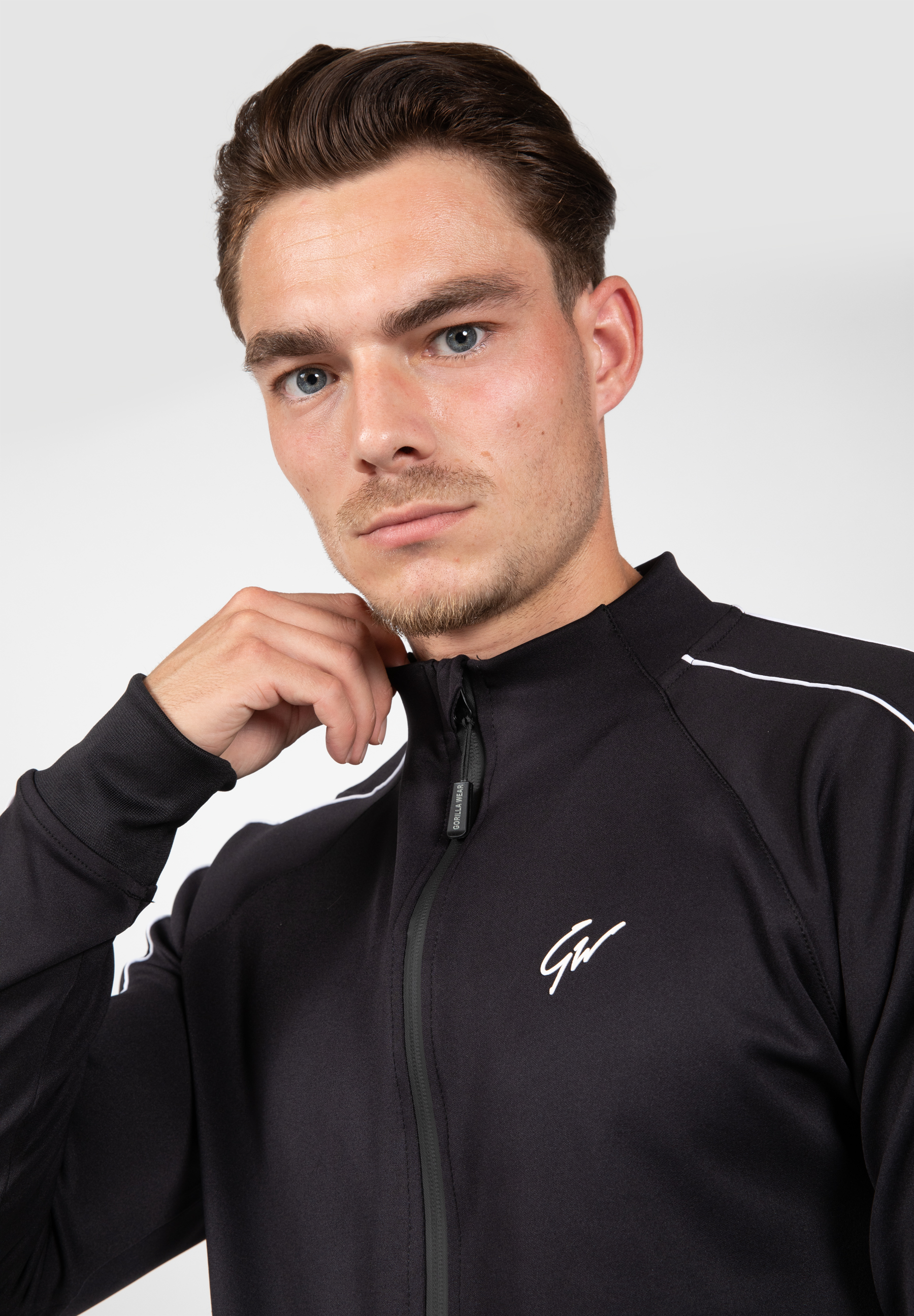 Wenden Track Jacket, black/white - 4