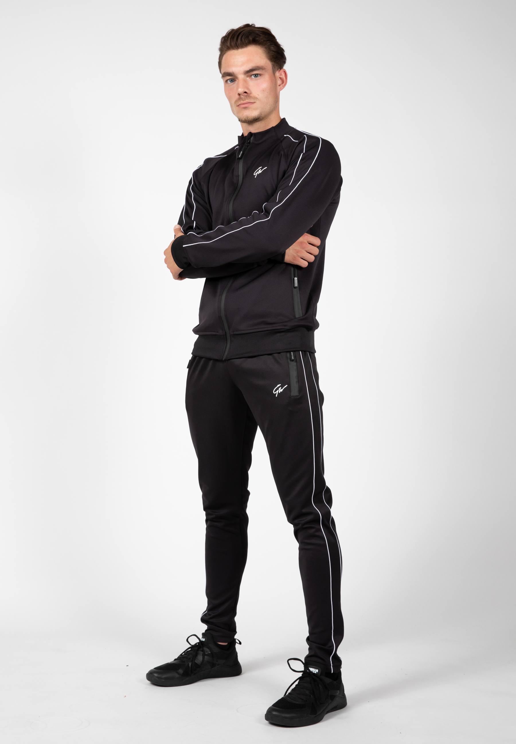 Wenden Track Jacket, black/white - 7
