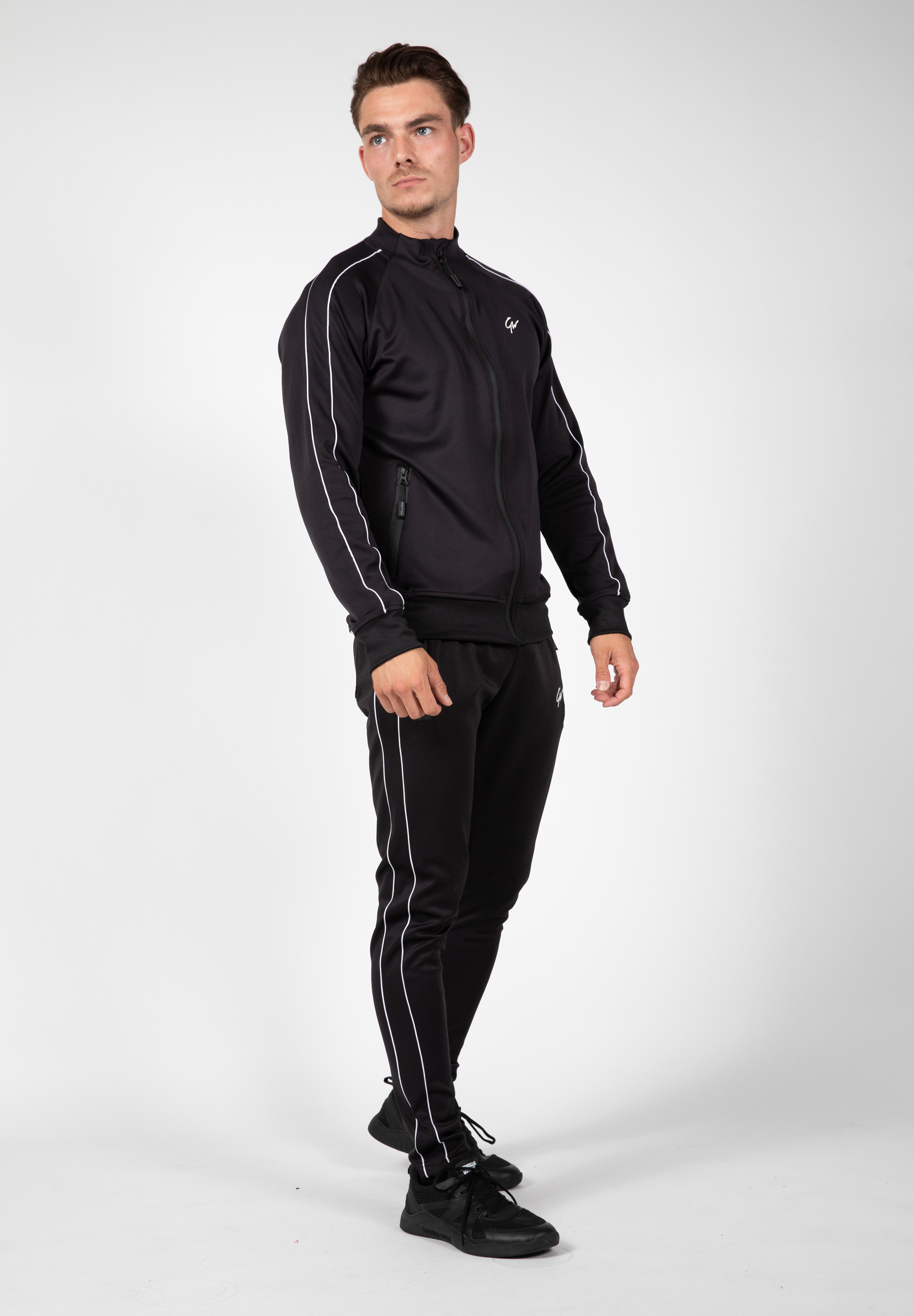 Wenden Track Jacket, black/white - 6