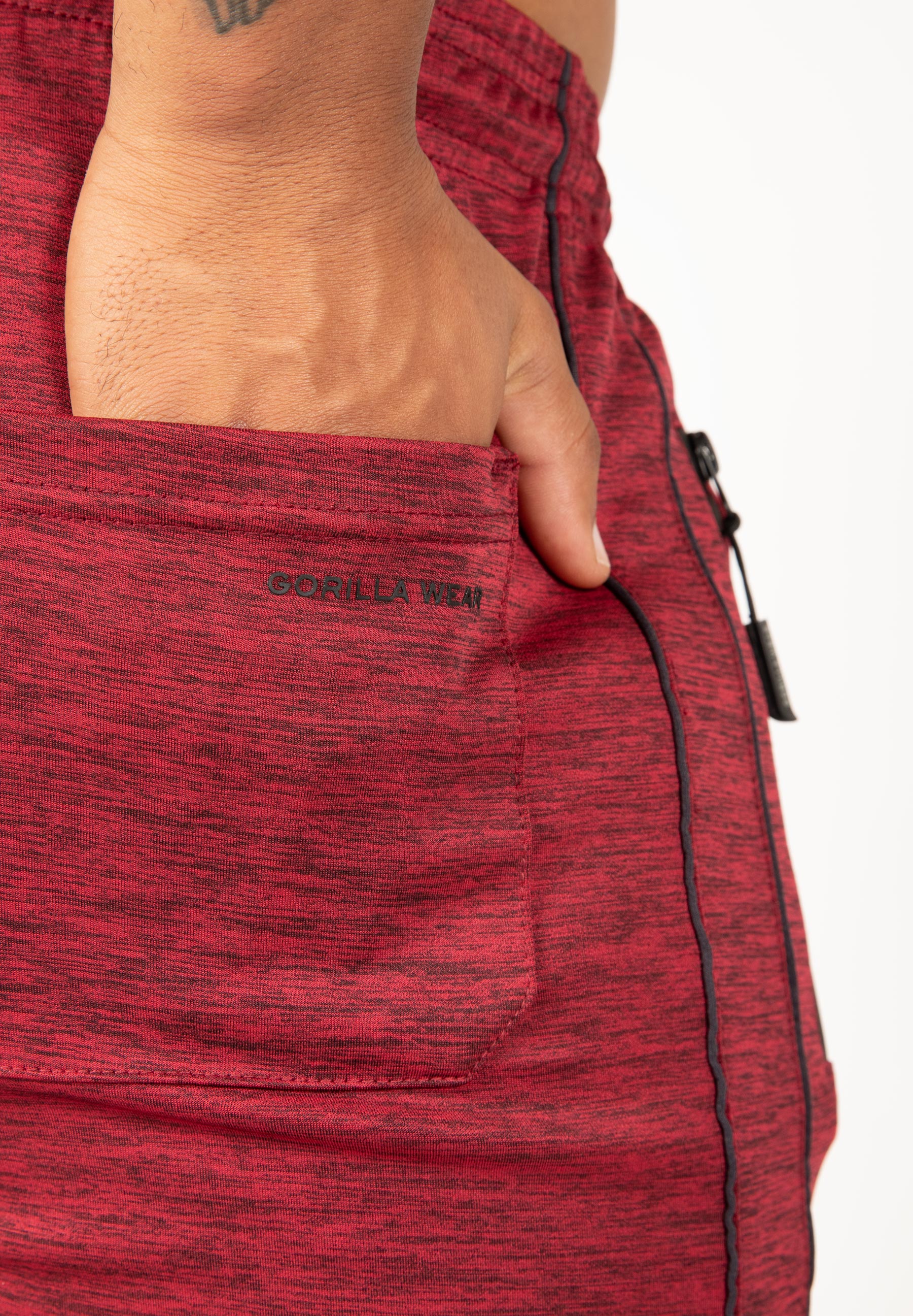 Wenden Track Pants, burgundy red - 7