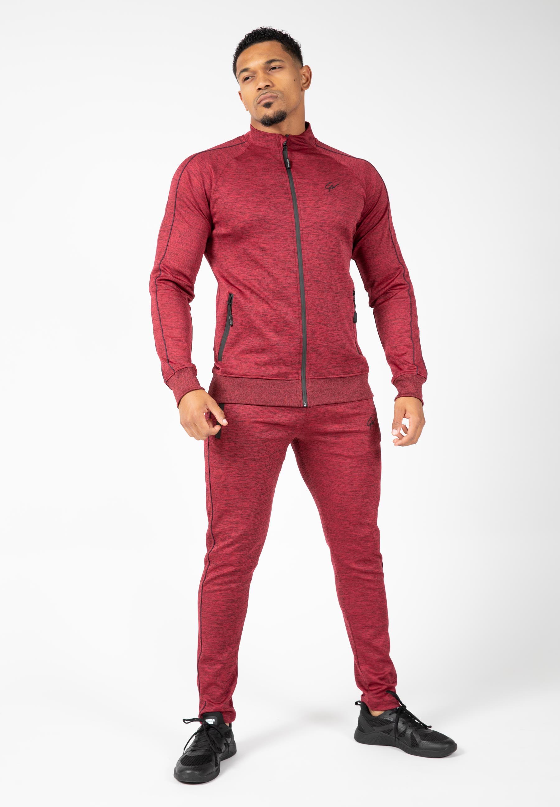 Wenden Track Pants, burgundy red - 8