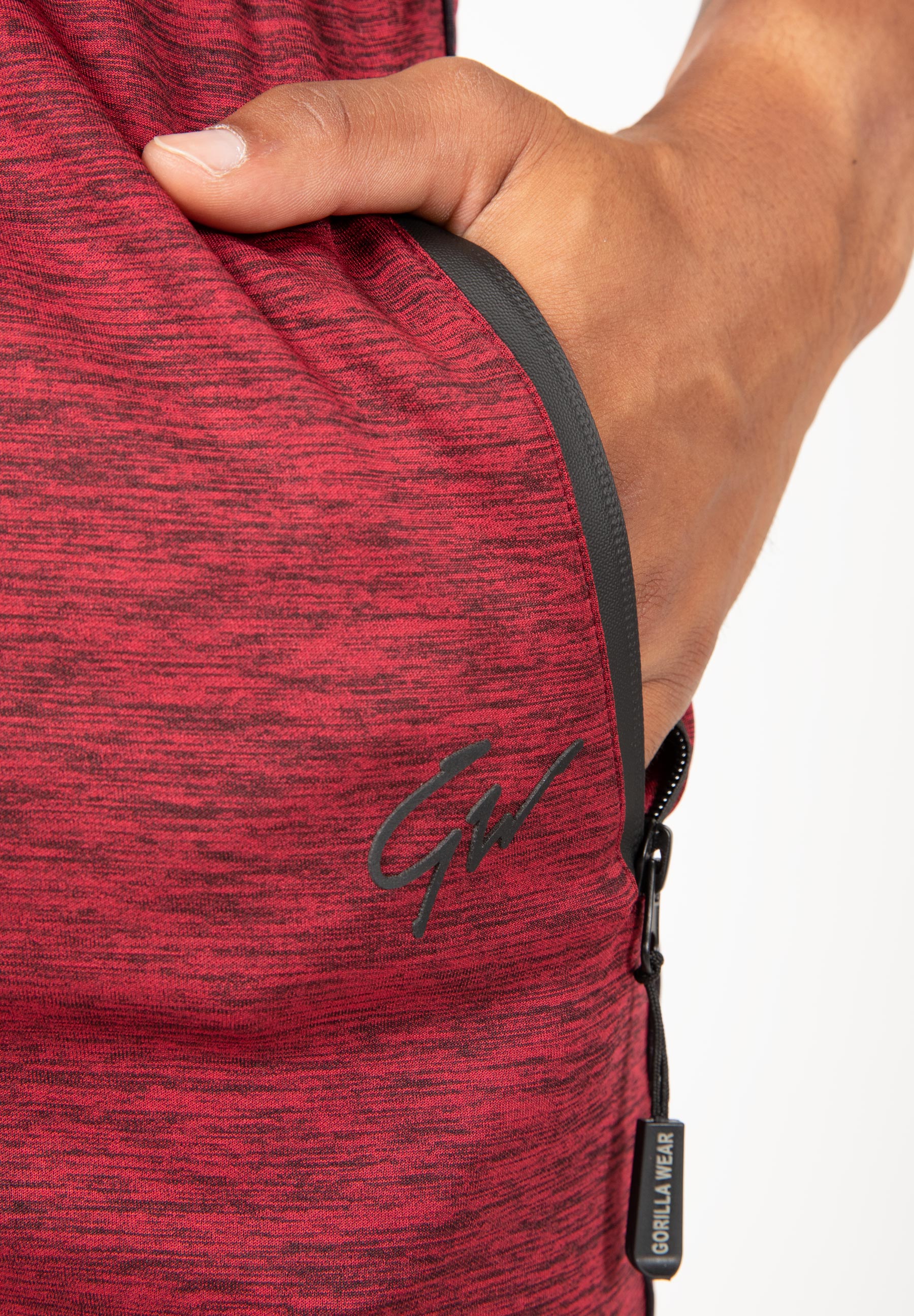 Wenden Track Pants, burgundy red - 6