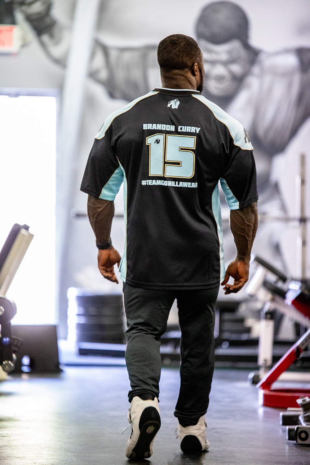 Athlete T-Shirt 2.0 Brandon Curry, black/light blue - 10