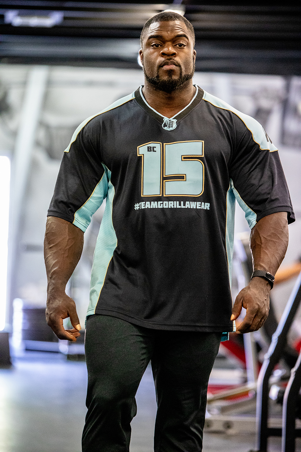 Athlete T-Shirt 2.0 Brandon Curry, black/light blue - 9