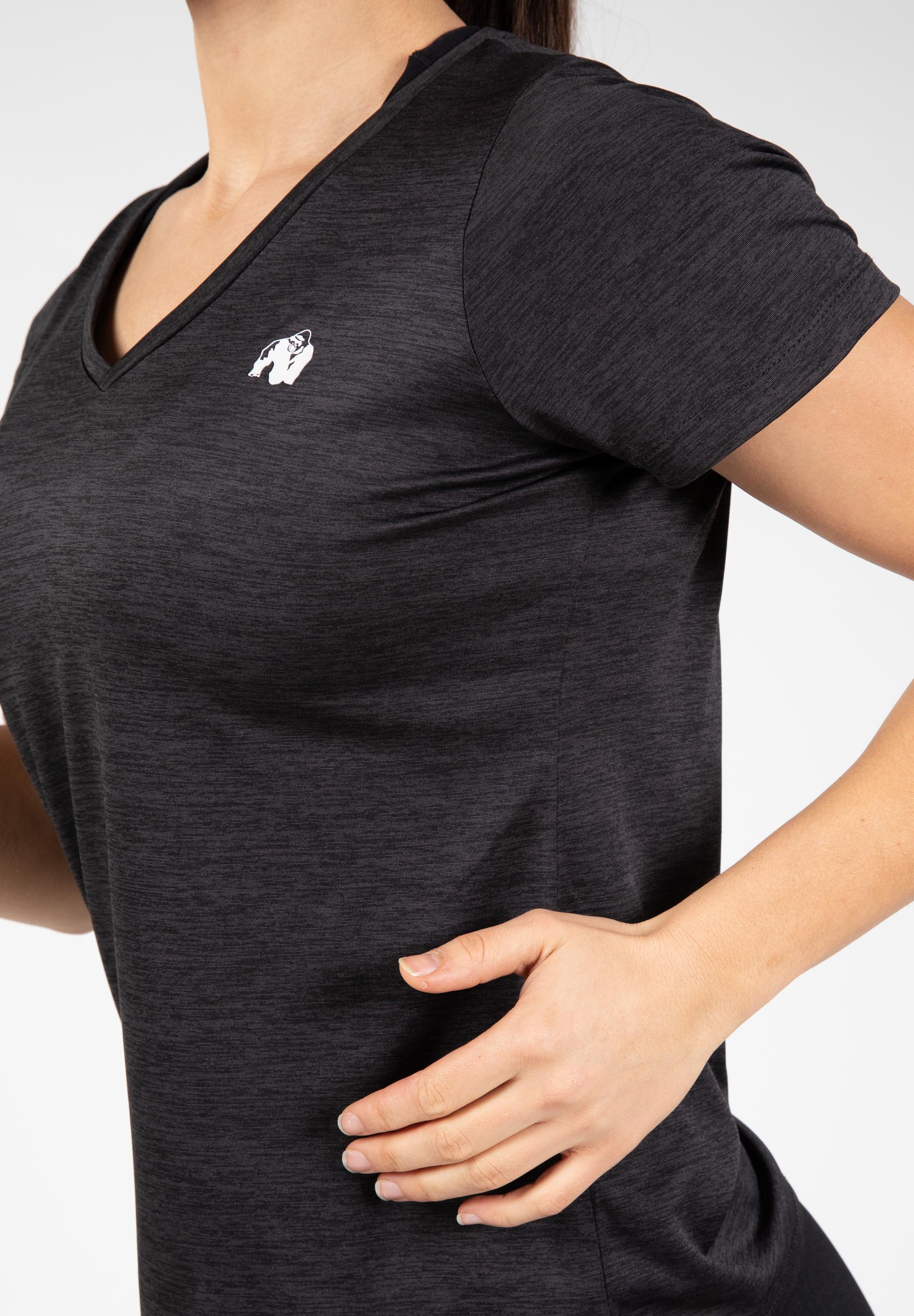 Elmira V-Neck T-Shirt, black - 9