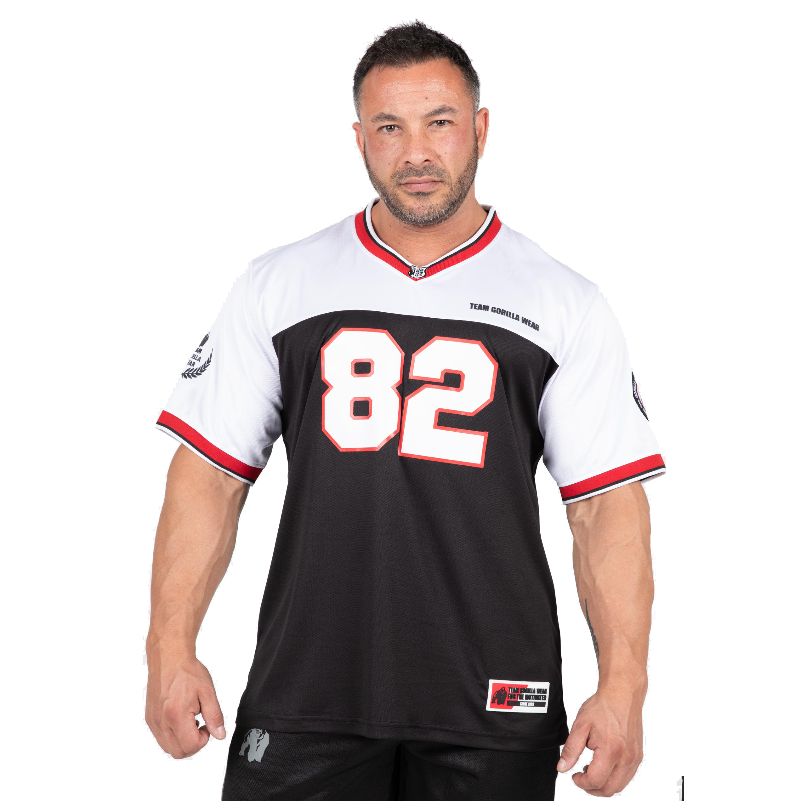 Trenton Football Jersey, black/white