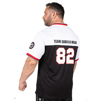 Trenton Football Jersey, black/white