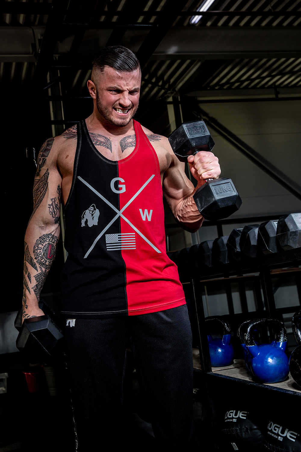 Sterling Stringer Tank Top, black/grey - 4