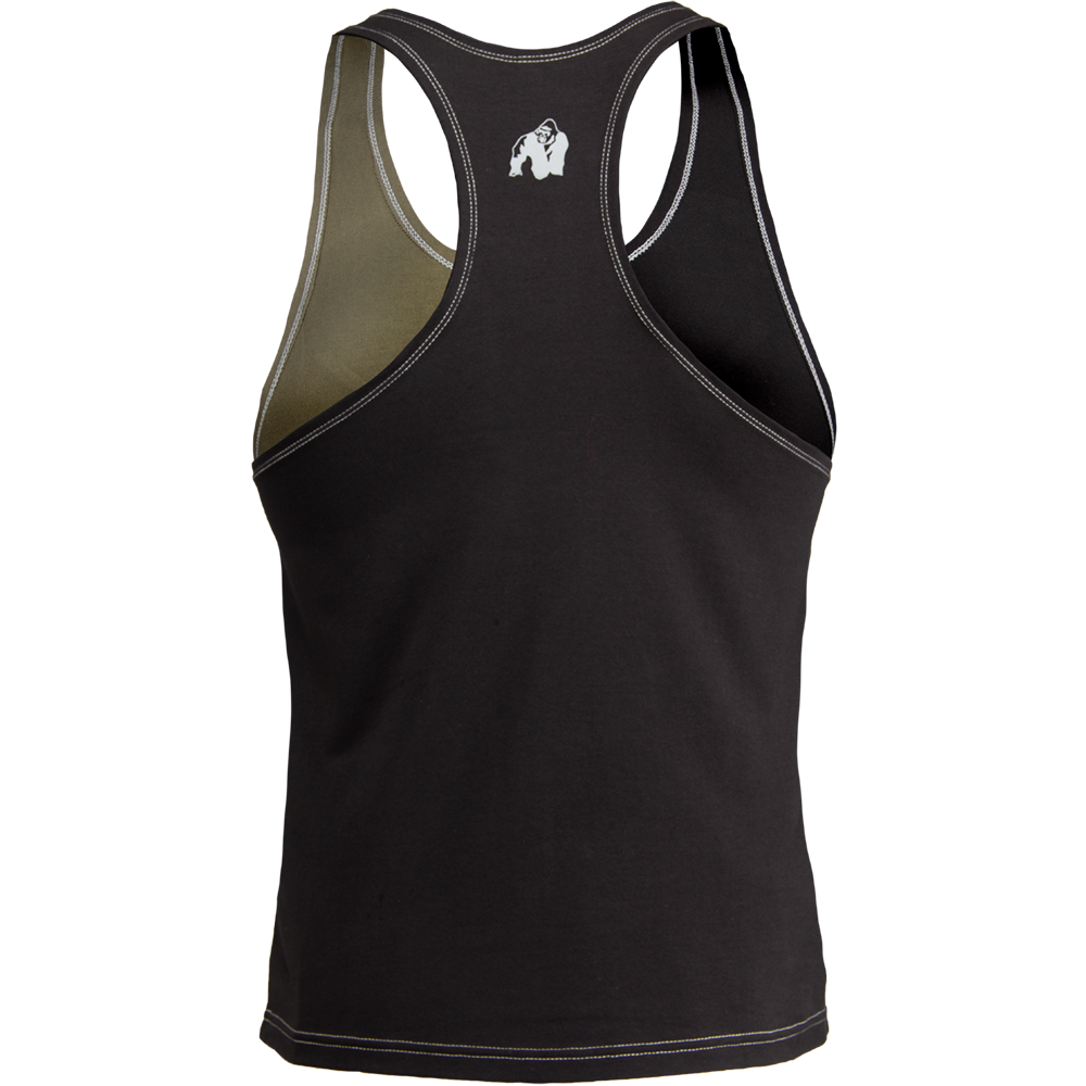Sterling Stringer Tank Top, black/army green - 2