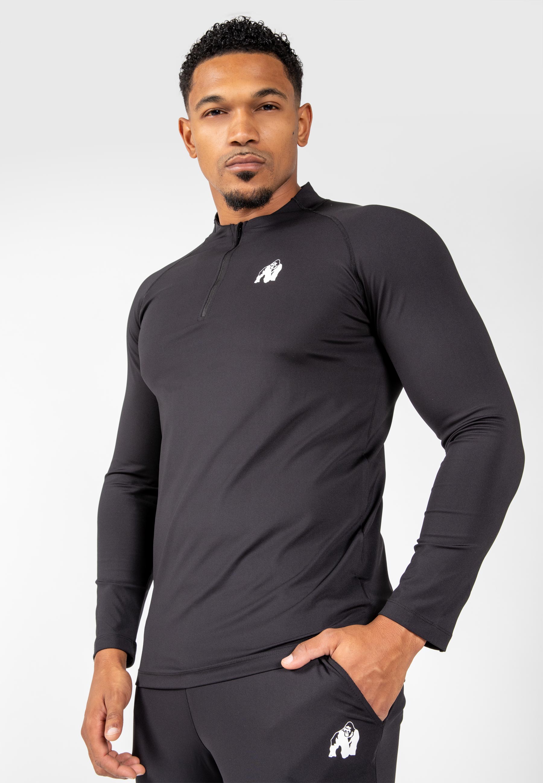 Hamilton Hybrid Long Sleeve, black - 3