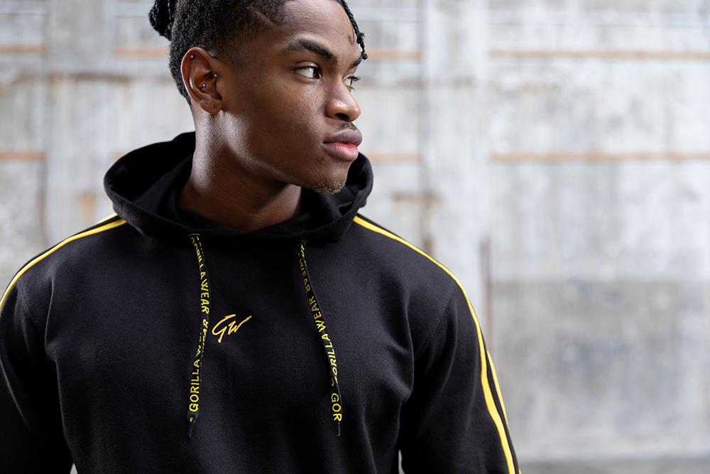 Banks Oversized Hoodie, burgundy red/black - 13