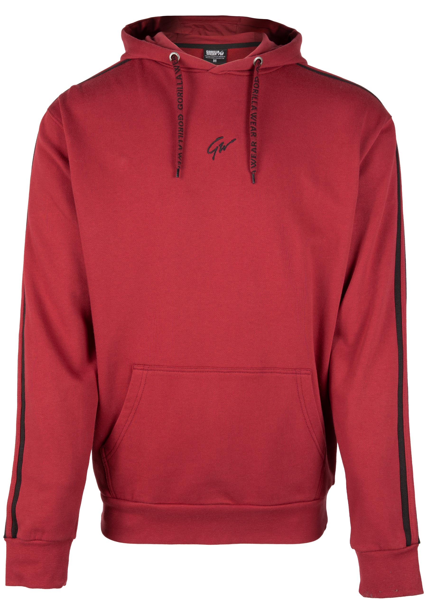 Banks Oversized Hoodie, burgundy red/black - 6
