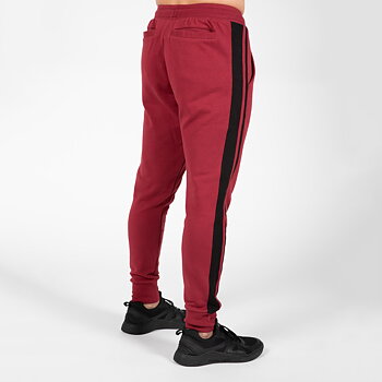 Banks Pants, burgundy red/black