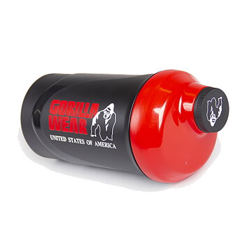 Gorilla Wear Wave Shaker 600 ml, black/red