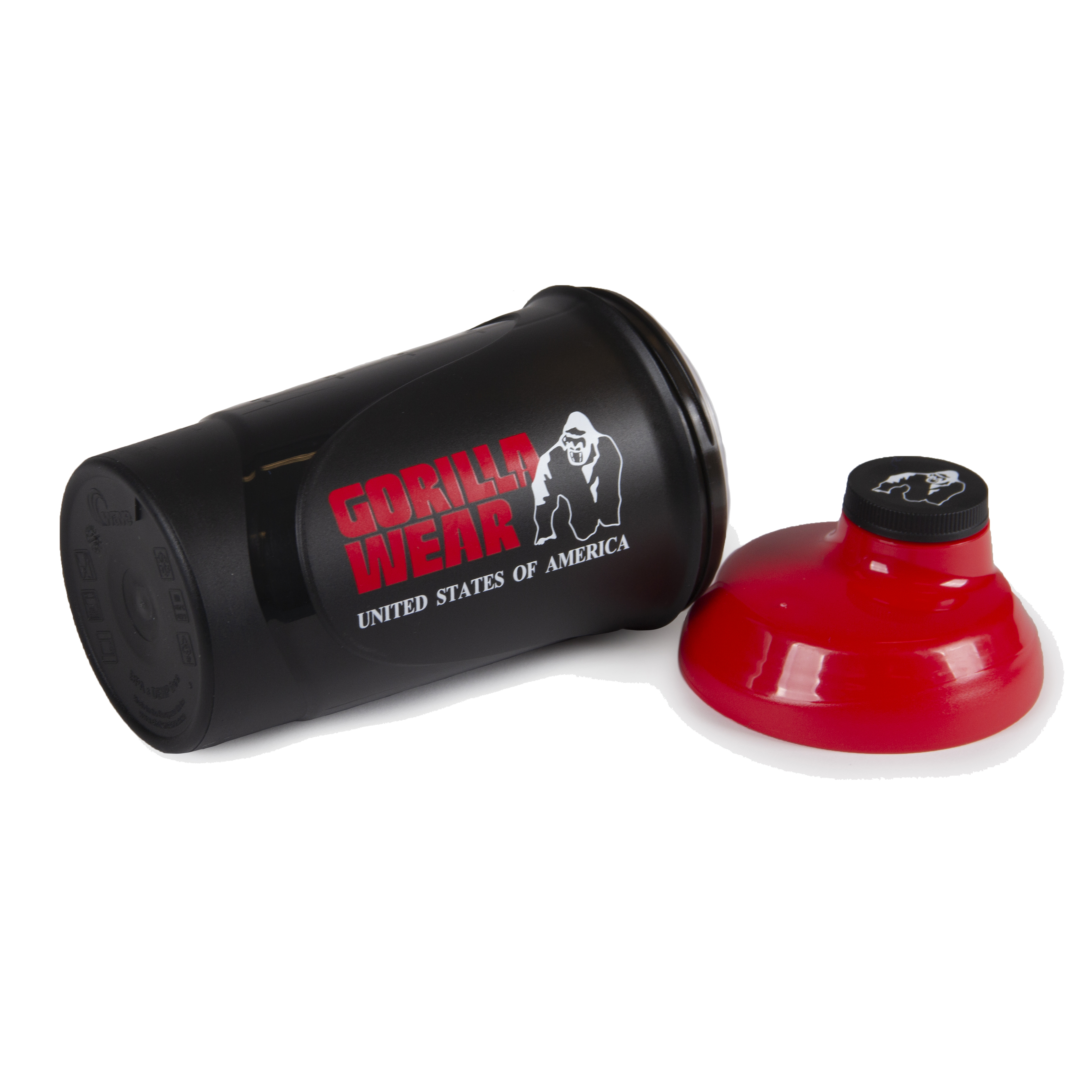 Gorilla Wear Wave Shaker 600 ml, black/red - 4