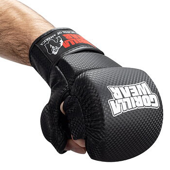 Ely MMA Sparring Gloves, black/white