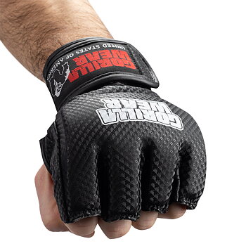 Berea MMA Gloves (without thumb), black/white
