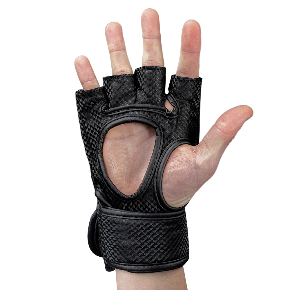 Berea MMA Gloves (without thumb), black/white - 6