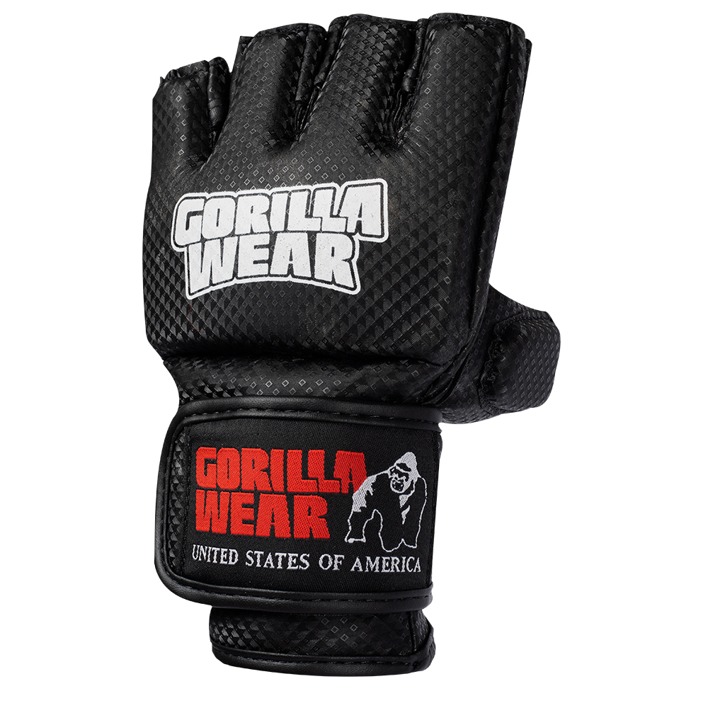 Manton MMA Gloves (with thumb), black/white - 4