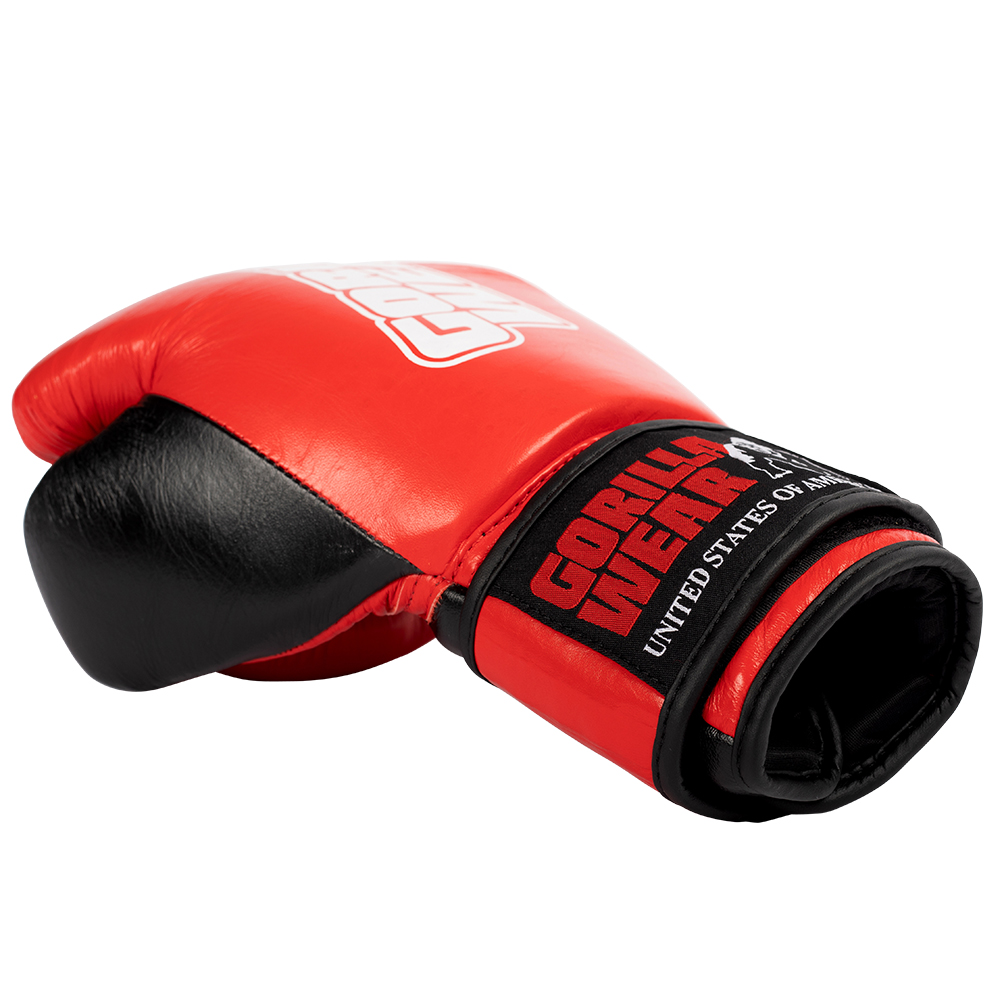Ashton Pro Boxing Gloves, red/black - 6