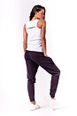 Rib Cut Out Top, white