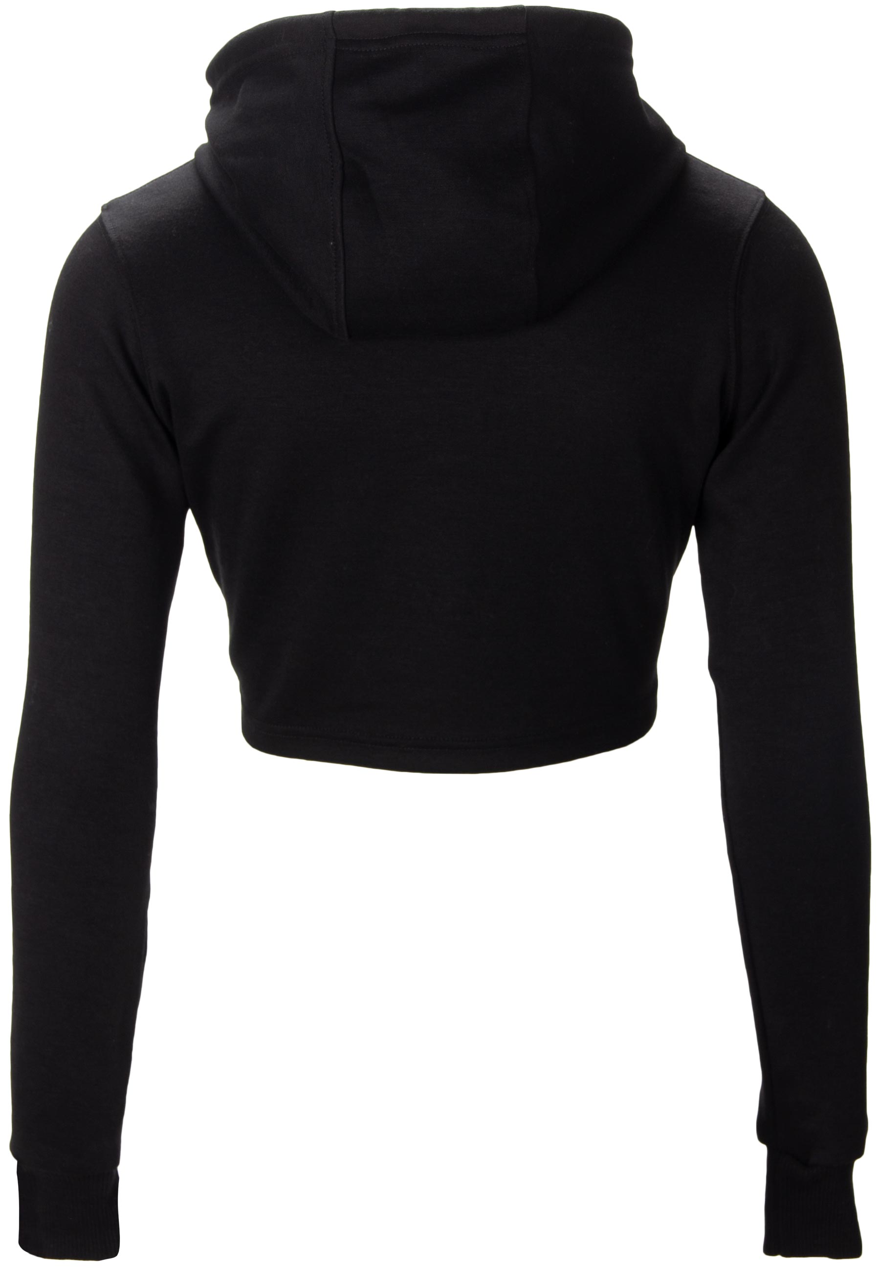 Pixley Crop Top Hoodie, black - 7