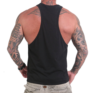 Japanese Burnout Tank, black
