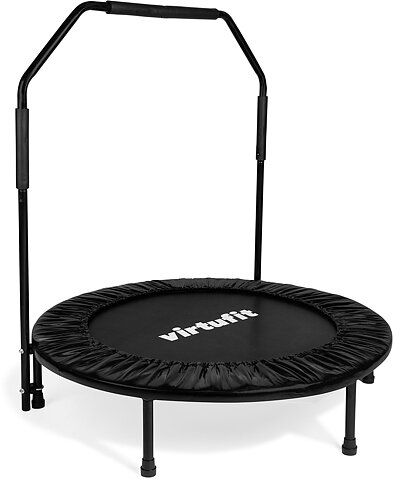 Fitness Trampoline with Handlebar, 100 cm