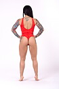 Monokini Swimsuit, red