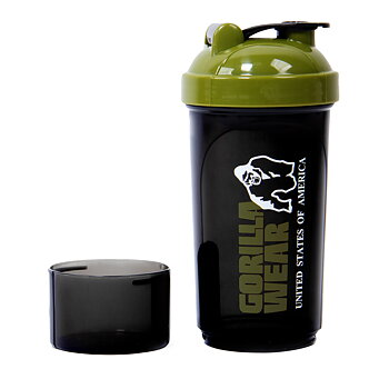Shaker Compact 500 ml, black/army green