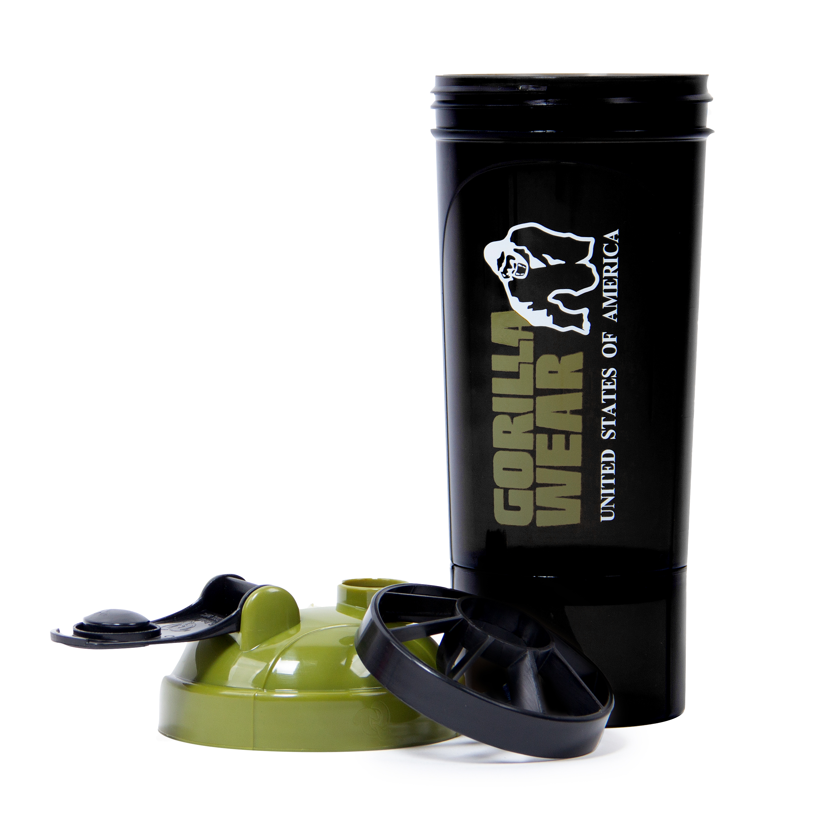 Shaker Compact 500 ml, black/army green - 3