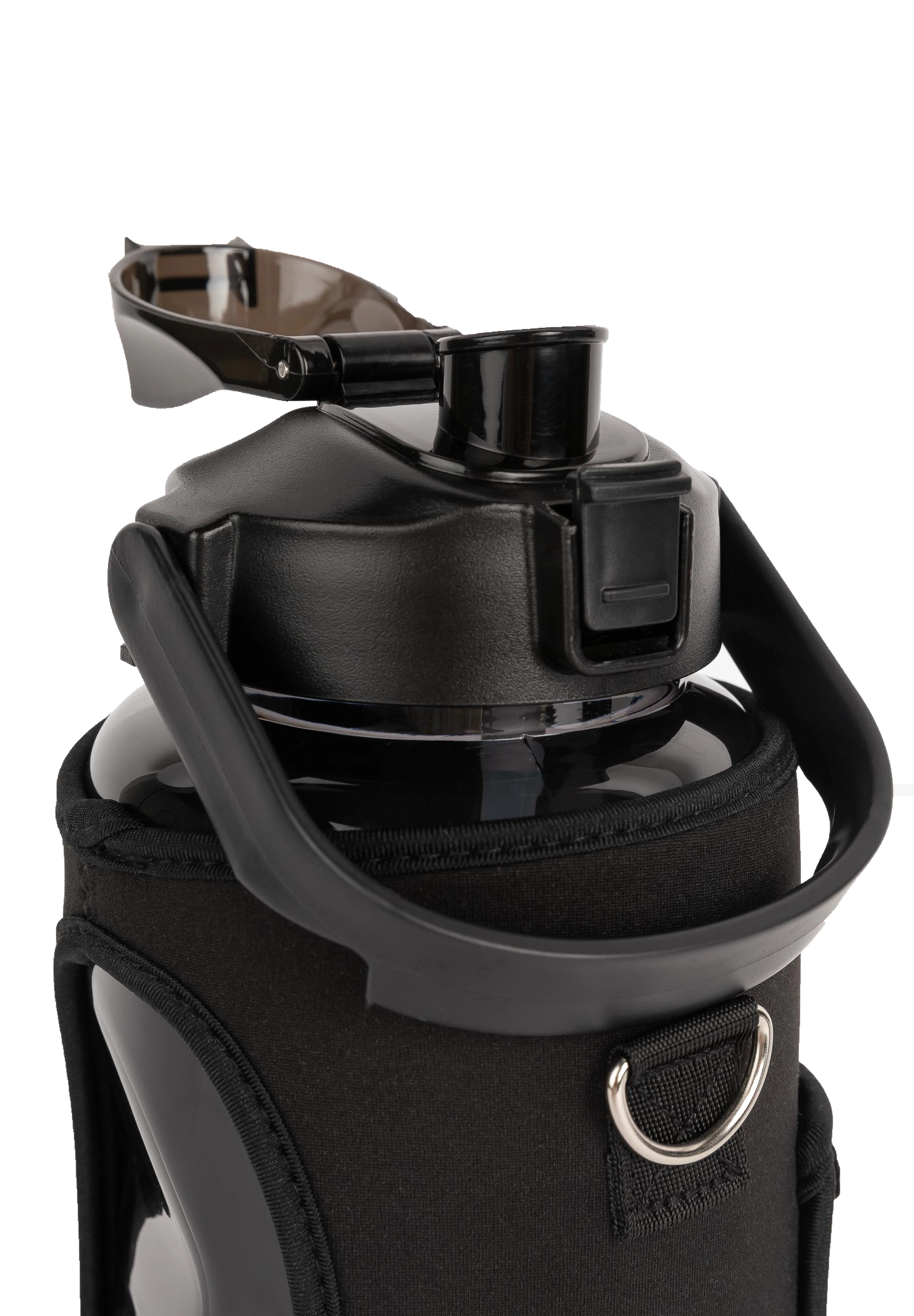 Water Bottle With Sleeve 2 L, black - 6