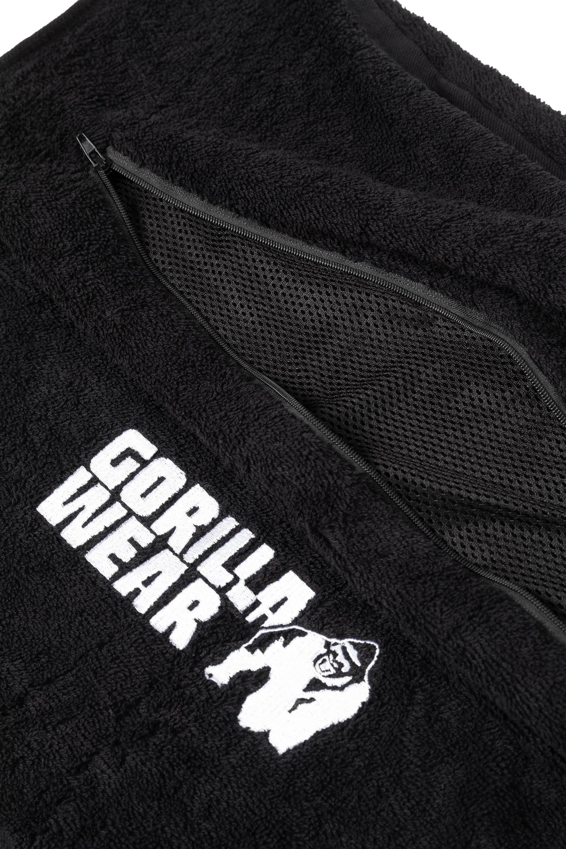 Zip Pocket Gym Towel, black - 6